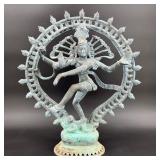 Bronze ï¿½Nararajaï¿½ Deity in Fiery Halo