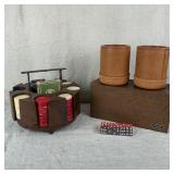 Vintage Poker & Dice Set