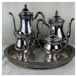 Vintage Silverplate Tea Service Set