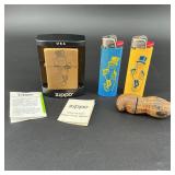 Vintage Collection Of Mr. Peanut Lighters