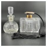 Antique Crystal Perfume Bottles