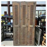 Vintage Metal Chippy Rustic Lockers