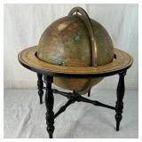 Antique 12' English Terrestrial Tabletop Globe