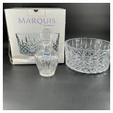 Waterford Crystal Bowl & Decanter