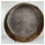 Primitive Antique Bentwood Grain Sieve