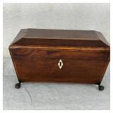 Georgian Mahogany Chippendale Casket Box ca. 1815