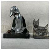 Art Deco Dog Bookends