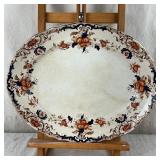 Antique English Ironstone Chinoiserie Platter 16ï¿½