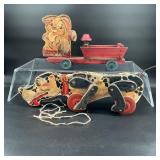 Fisher-Price Snoopy and Thumper pull toys