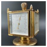 Mid Century Imhoff Brass Desk Weather Station