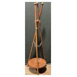 Victorian Collapsible Hall Tree Umbrella Stand