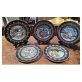 Vintage Russian Magical Fairy Tale Plate Set