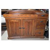 Antique 4 Drawer Dry Sink With Cup Pulls