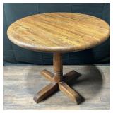 Antique Butcher Block English Pub Table