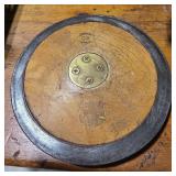 Vintage Gill Wood and Metal Discus