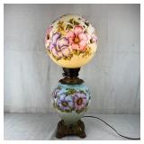 Antique Gone With The Wind Parlor Lamp