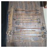 Collection Of Vintage Snow Ski Poles