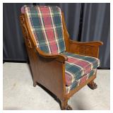Victorian Quarter Sawn Oak Arm Chair