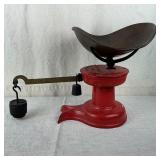 Antique Howe Scale Co Cast Iron & Brass Scale
