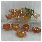 Selection Of Vintage Carnival Glass