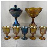 Selection Of Vintage Carnival Glass