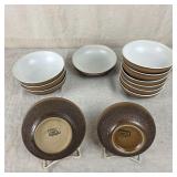 Vintage Denby Pottery English Bowls