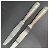 Pair Of Christofle Silver Plate Dessert Knives