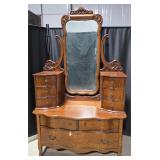 Victoirian Quarter Sawn Oak Vanity Dresser