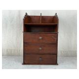 Antique Table Top Pipe Cabinet