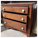 Antique Chest Of Drawers With Porcelain Knobs