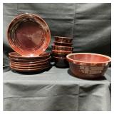 Selection Of Vintage Mar-Crest Stoneware Dishes