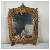 Art Nouveau Wood Framed Mirror