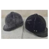 Two English Riding Helmets