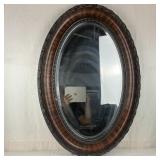 Antique Victorian Beveled Mirror