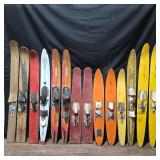 Collection Of Vintage Water Skis