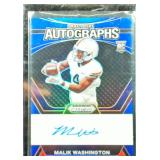 2024 Prizm Draft Picks Auto Mailk Washington