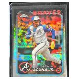 2024  Topps Chrome Logo Fractor Ronald Acuna Jr.