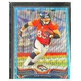 2013 Topps Chrome Blue Wes Welker Refractor