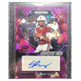 Prizm Draft Picks Auto Purple Ice Spencer Rattler