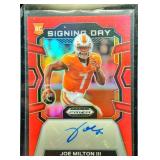 2024 Prizm Draft Picks Signing Day Auto Joe Milton