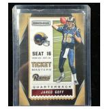 2016 Rookies & Stars Ticket Masters Jared Goff