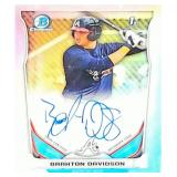 2014, Bowman Chrome, Auto, Braxton Davidson