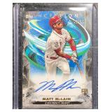 Topps Inception Rookie Matt Mclain Autograph  /10