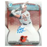2023 Bowman Chrome Auto Jake Cunningham