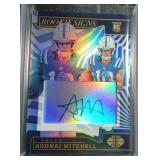 2024 Illusions Auto Rookie Signs Adonai Mitchell