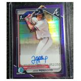 Bowman Chrome Auto/250 Jose Perdomo