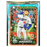 2024 Topps Holiday Yoshinobu Yamamoto.
