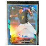 2016 Bowman Chrome Blue Auto Yeudy Garcia 110/150