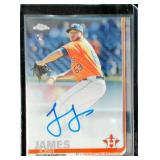2019 Topps Chrome Auto Josh James
