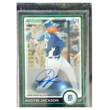 2010 Bowman Chrome Auto Austin Jackson